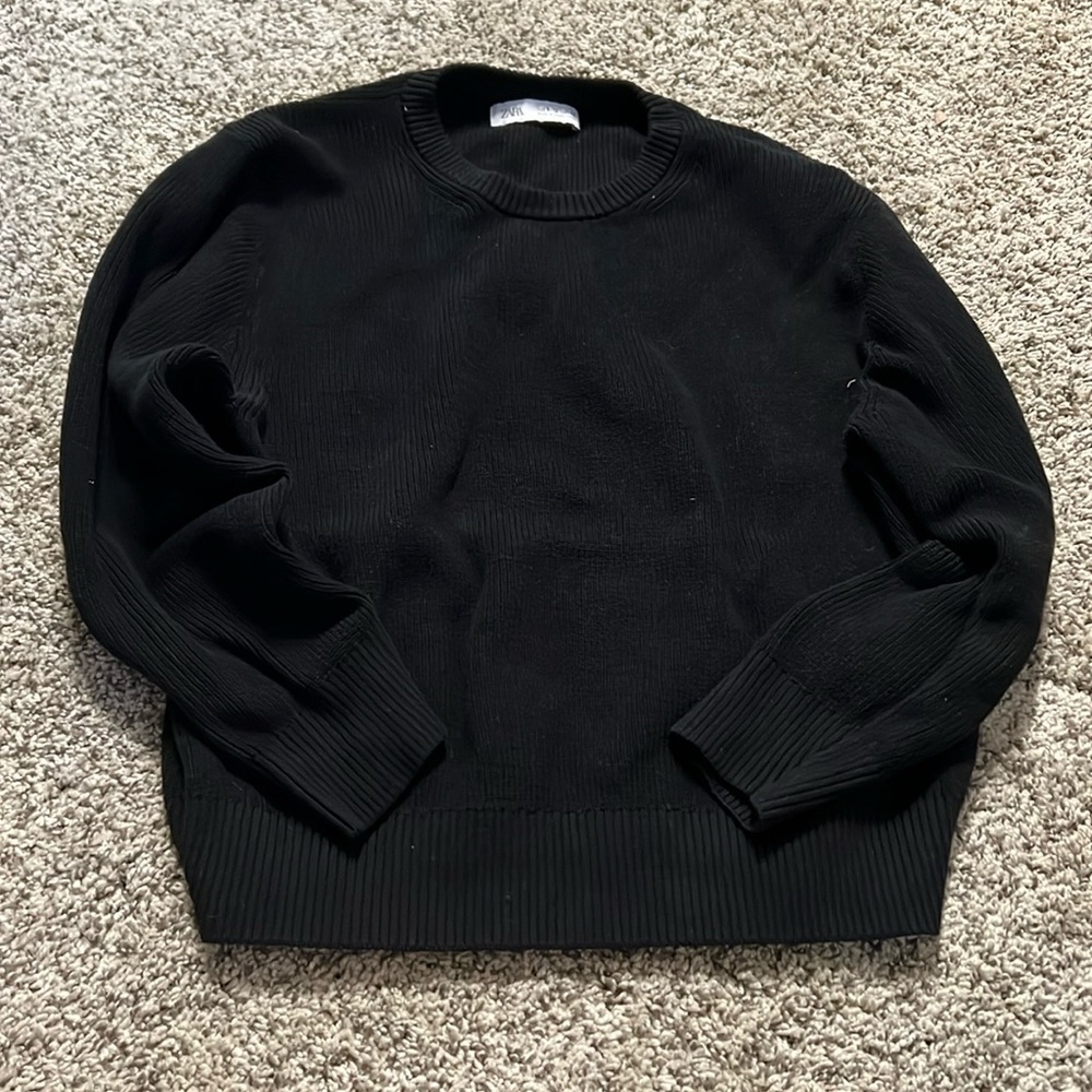 Black Zara sweater